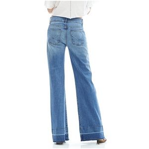 HUDSON JEANS Wide-leg Released Hem Jeans